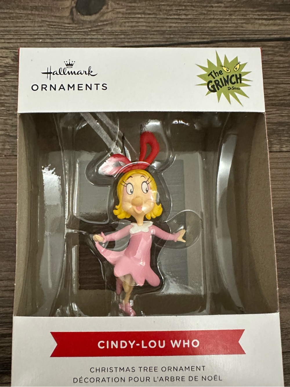 Hallmark Dr. Seuss's Grinch Christmas Ornament (Cindy-Lou Who)